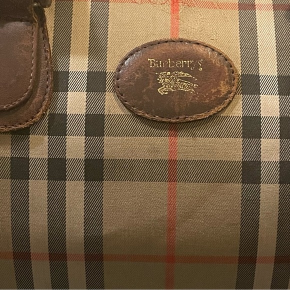 Authentic Vintage Burberrys Boston Bag - Picture 2 of 8